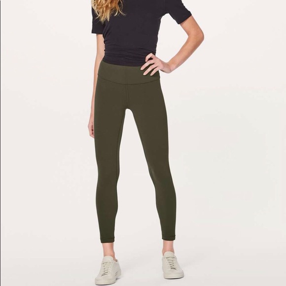 ❌SOLD❌🍋 Lululemon DARK OLIVE align pant 25” Sz. 8 - Picture 4 of 13